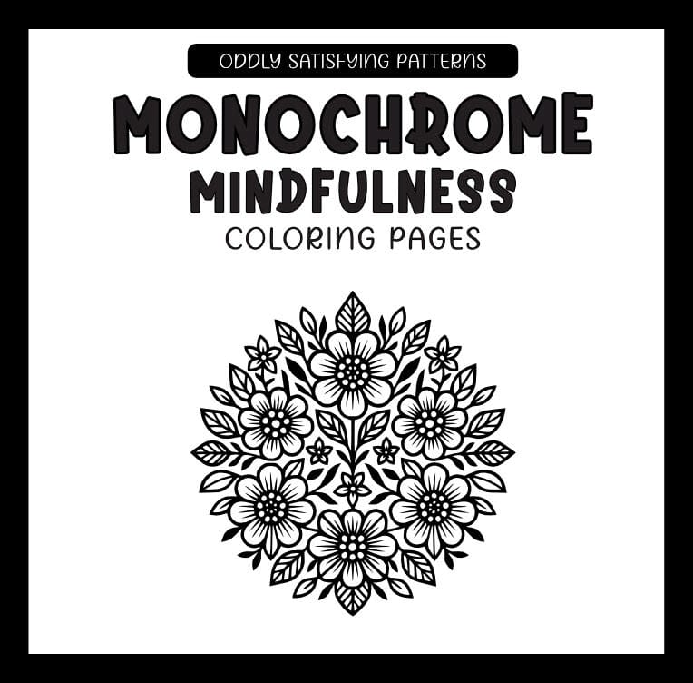 monochrome coloring pages download